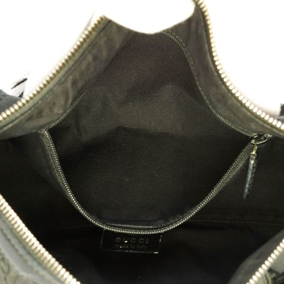 Auth Gucci Gg Hand Bag Canvas Patent #25268G25B - Picture 10 of 13